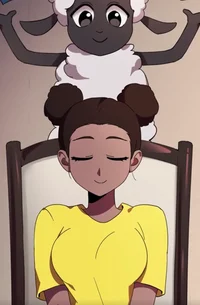 Amanda and wooly