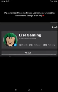 Lisa gaming roblox