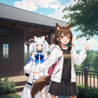 2 dog girls