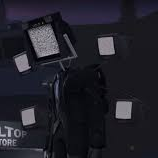 Large tv man