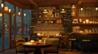 Cozy coffee shop