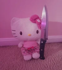 Hello kitty is angry