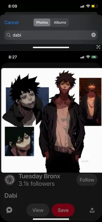 Dabi bf sleep