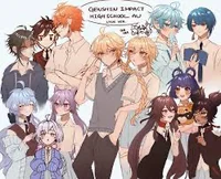 School Genshin Harem