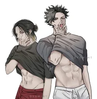 Kenma and Kuroo