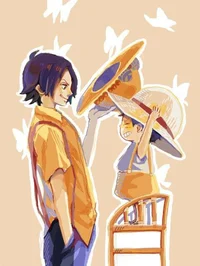Ace and Luffy