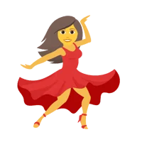 dancing lady emoji