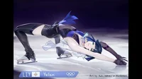 Genshin ice skating