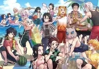 Demon slayer beach
