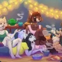 Furry sleepover good