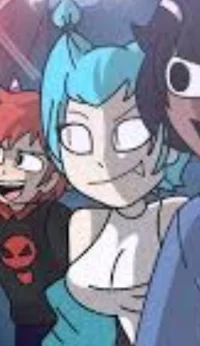 Cyan rainbow firends