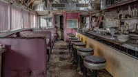 Abandoned cafe