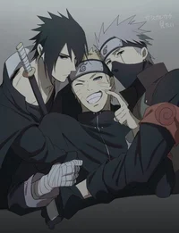 Saske Naruto Kakashi