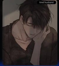Tired husband