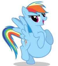 Fat Rainbow dash