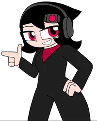 Scarlet speakerwoman