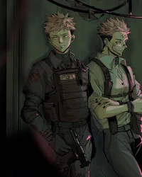 Yuji and Sukuna