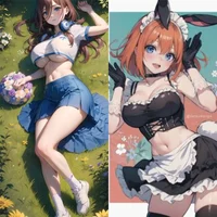 Miku y Yotsuba