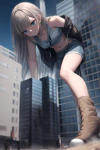 Unaware Giantess