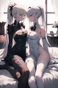 Twin sisters