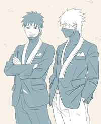 Yamato and Kakashi 