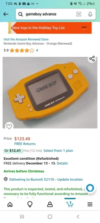 Game boy advance
