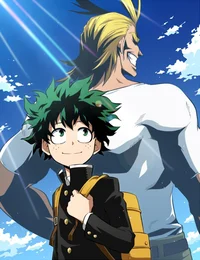 Deku and All Might