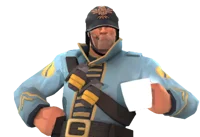 BLU TF2 Soldier