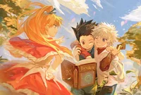 Gon Killua and Bisky