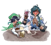 Kaeya and Venti