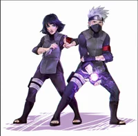Mei and Kakashi