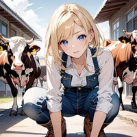 High school cowgirl