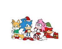 Christmas team sonic