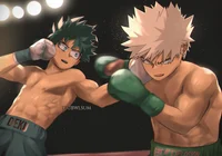 Bakugo and Midoriya