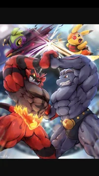 Pokemon wrestling