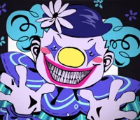 Clown in a Painting