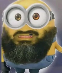 Minion with a beard