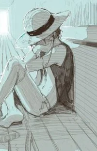 Sad Luffy