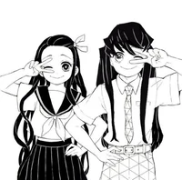 Tokito y nezuko 