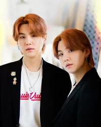 Yoongi and Suga 