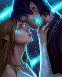 Feyre and Rhysand