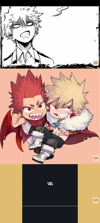 Bakugo y Kirishima 