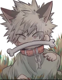 Baby wolf Katsuki