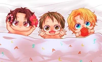 Baby Ace Luffy Sabo