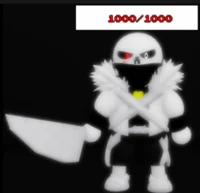 scientist cross sans