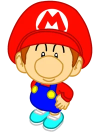 Baby mario paper