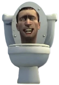 Large Skibidi toilet