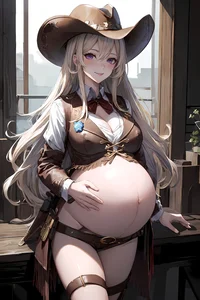 Pregnant Cowgirl 