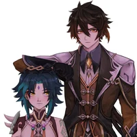 Zhongli and Xiao