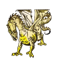 Dragon Yellow DnD 